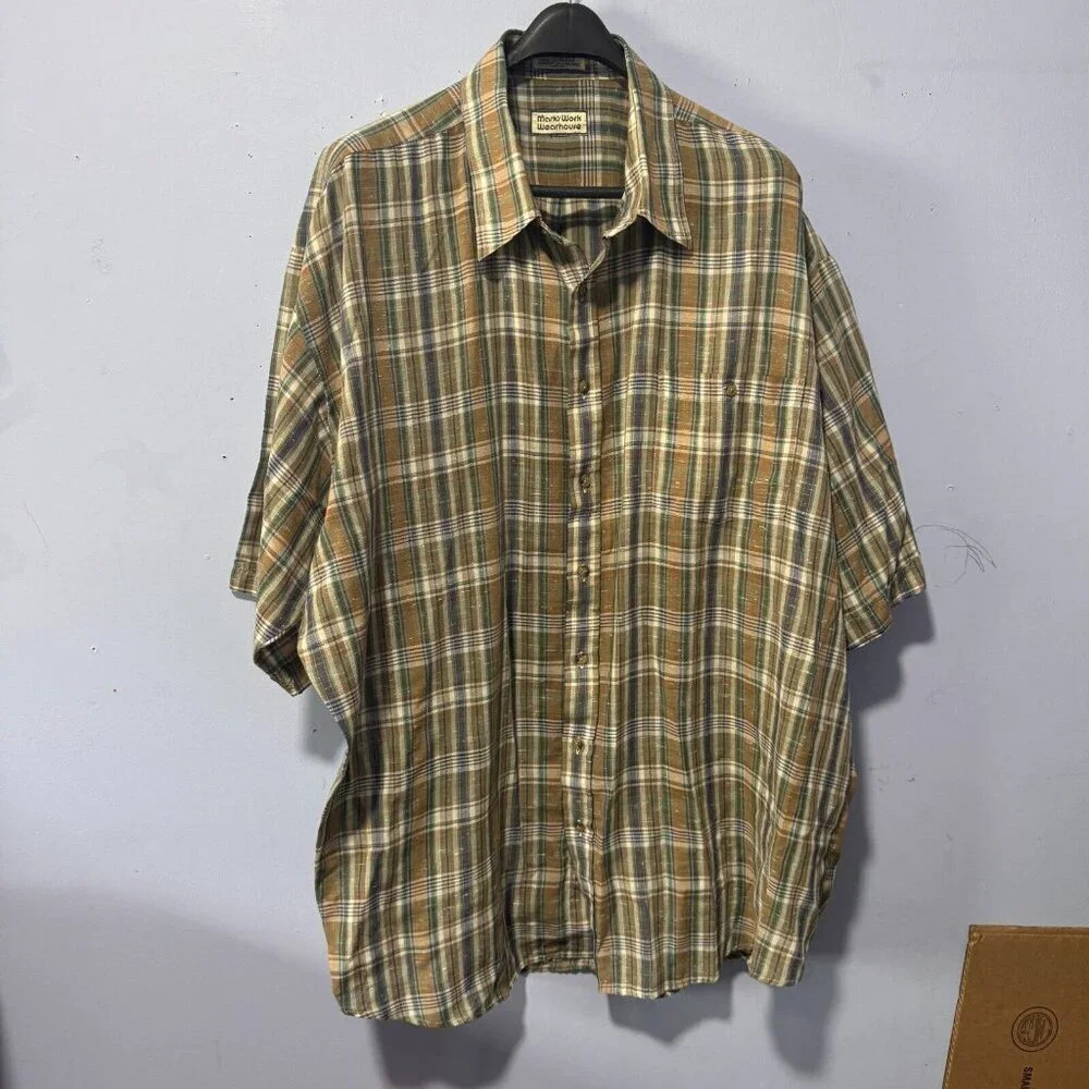 Vintage Mark's Work Wearhouse plaid shirt